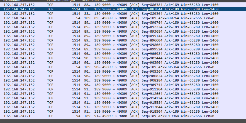 ICMP packets